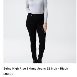 Universal Standard Seine High Rise Skinny Jeans